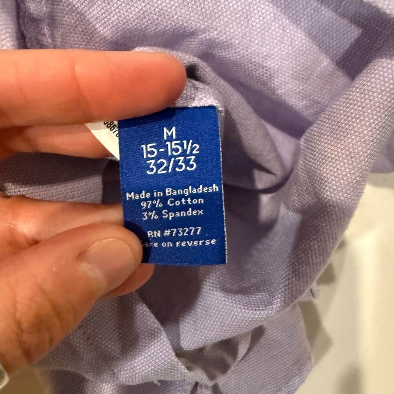 Apt. 9 Apt 9 Dress Shirt Mens 15.5 32/33 Premier Flex Purple Size US M / EU 48-50 / 2 - 5 Thumbnail