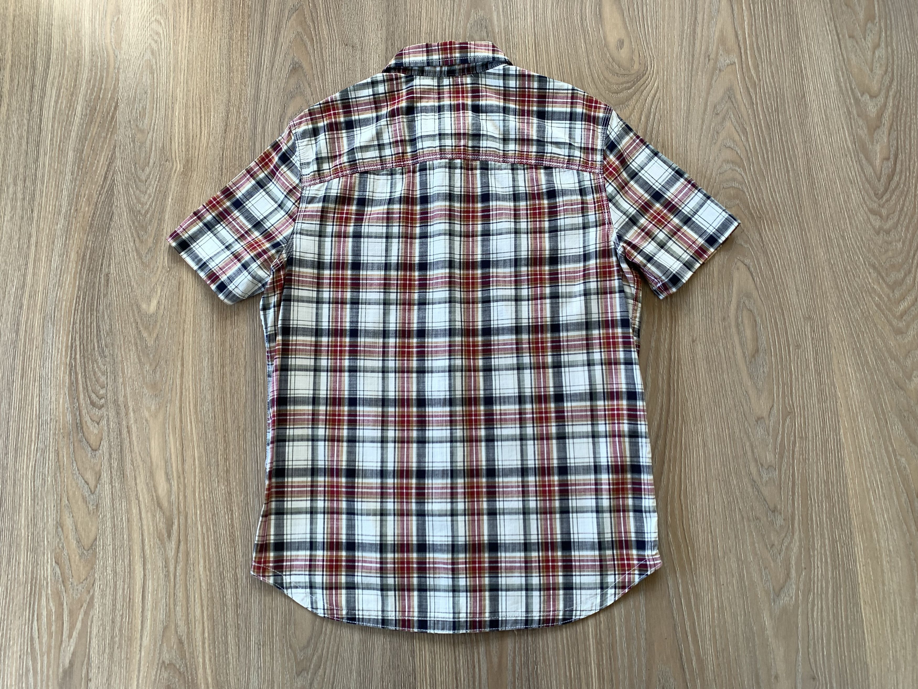 Trophy Clothing Land Rover Cotton Short Sleeve P;aid Shirt Up Size US S / EU 44-46 / 1 - 3 Thumbnail