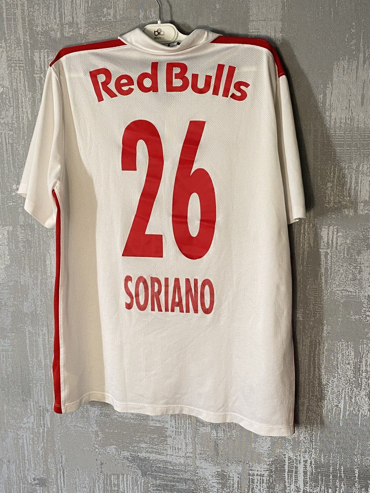 Nike RED BULL SALZBURG 2014 FOOTBALL SOCCER JERSEY # 26 Soriano Size US L / EU 52-54 / 3 - 2 Thumbnail