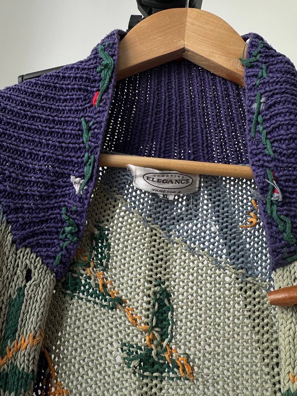 Japanese Brand × Vintage Vintage Japanese Cardigan Distressed Knit Vanessa. A Sweater Size US XL / EU 56 / 4 - 21 Thumbnail