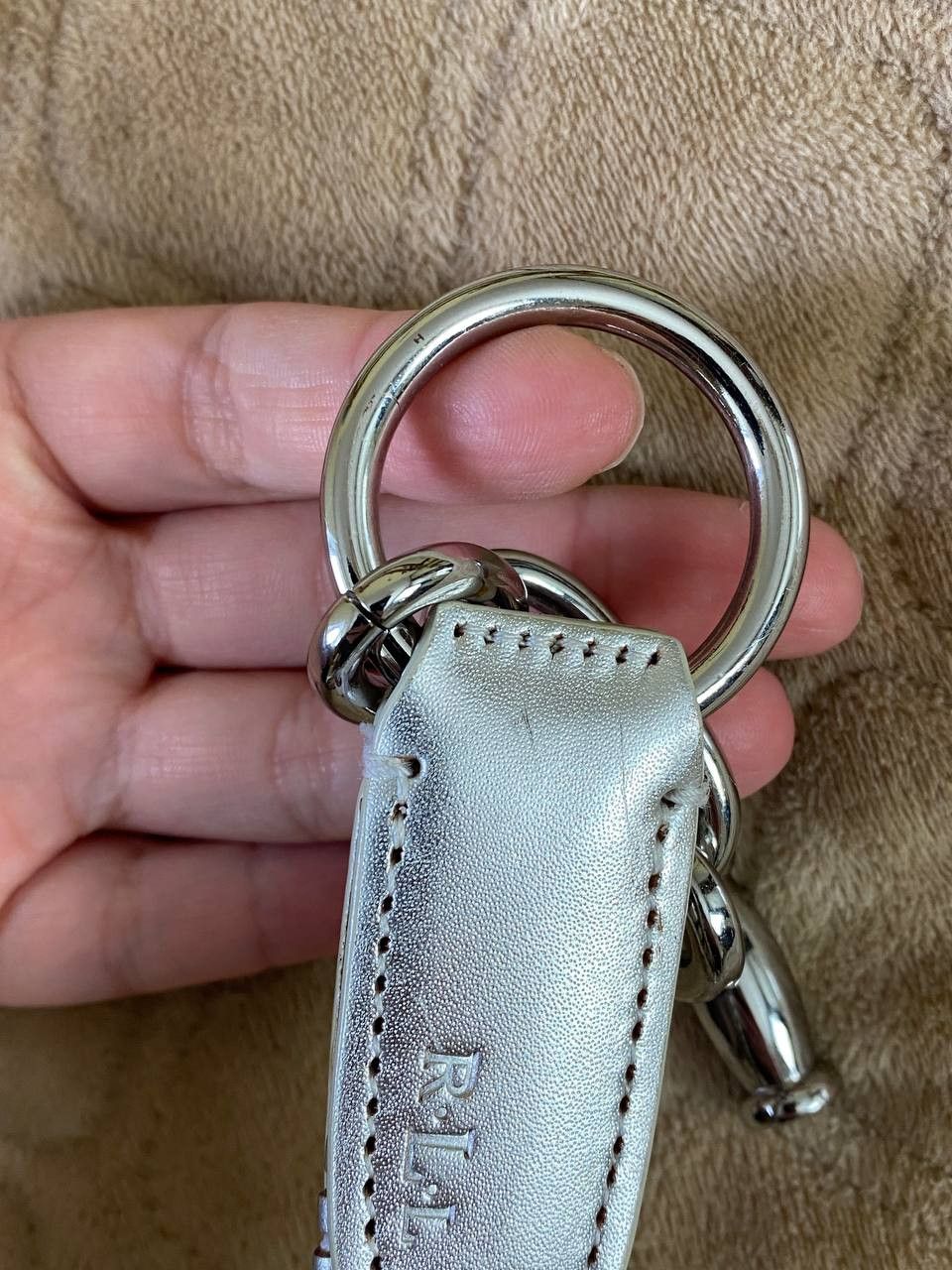 Lauren Ralph Lauren Lauren Ralph Lauren LRL Leather Chain Belt Size ONE SIZE - 4 Thumbnail