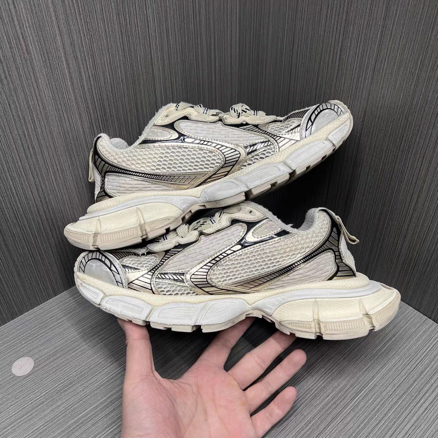 Balenciaga Balenciaga 3XL Low-top Sneakers K15 Size US 8 / IT 38 - 4 Thumbnail