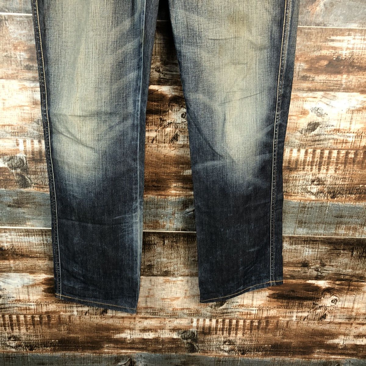 Nudie Jeans DL Nudie Jeans Blue Distressed Denim Pants #C139 Size US 31 - 6 Thumbnail