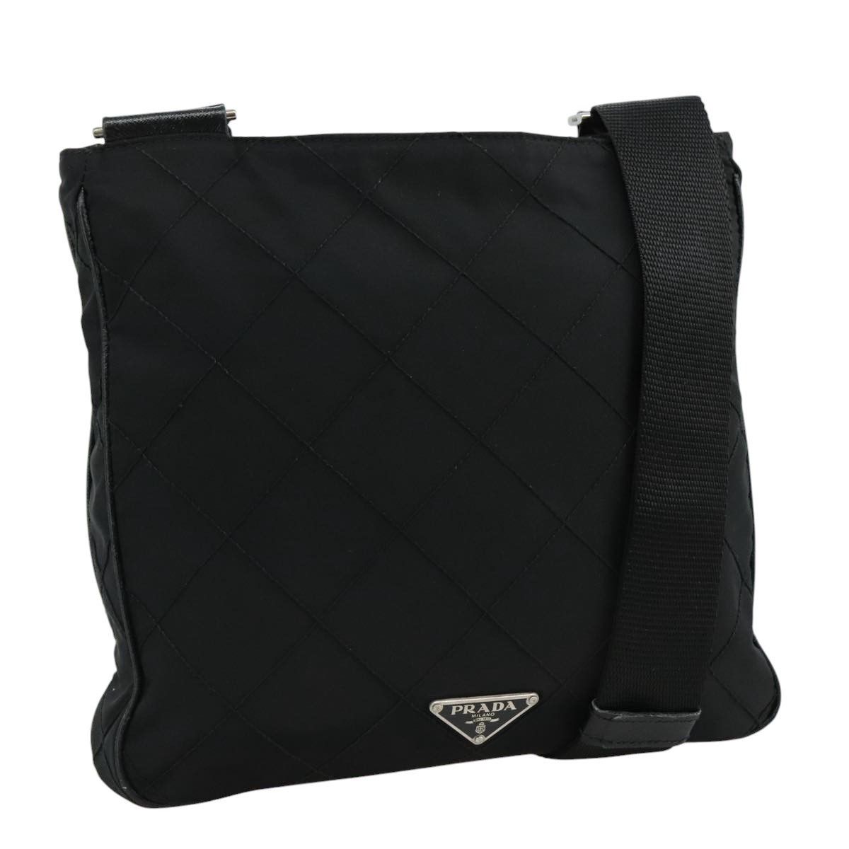 Prada Prada Flat Messenger Bag Tessuto Size ONE SIZE - 1 Thumbnail
