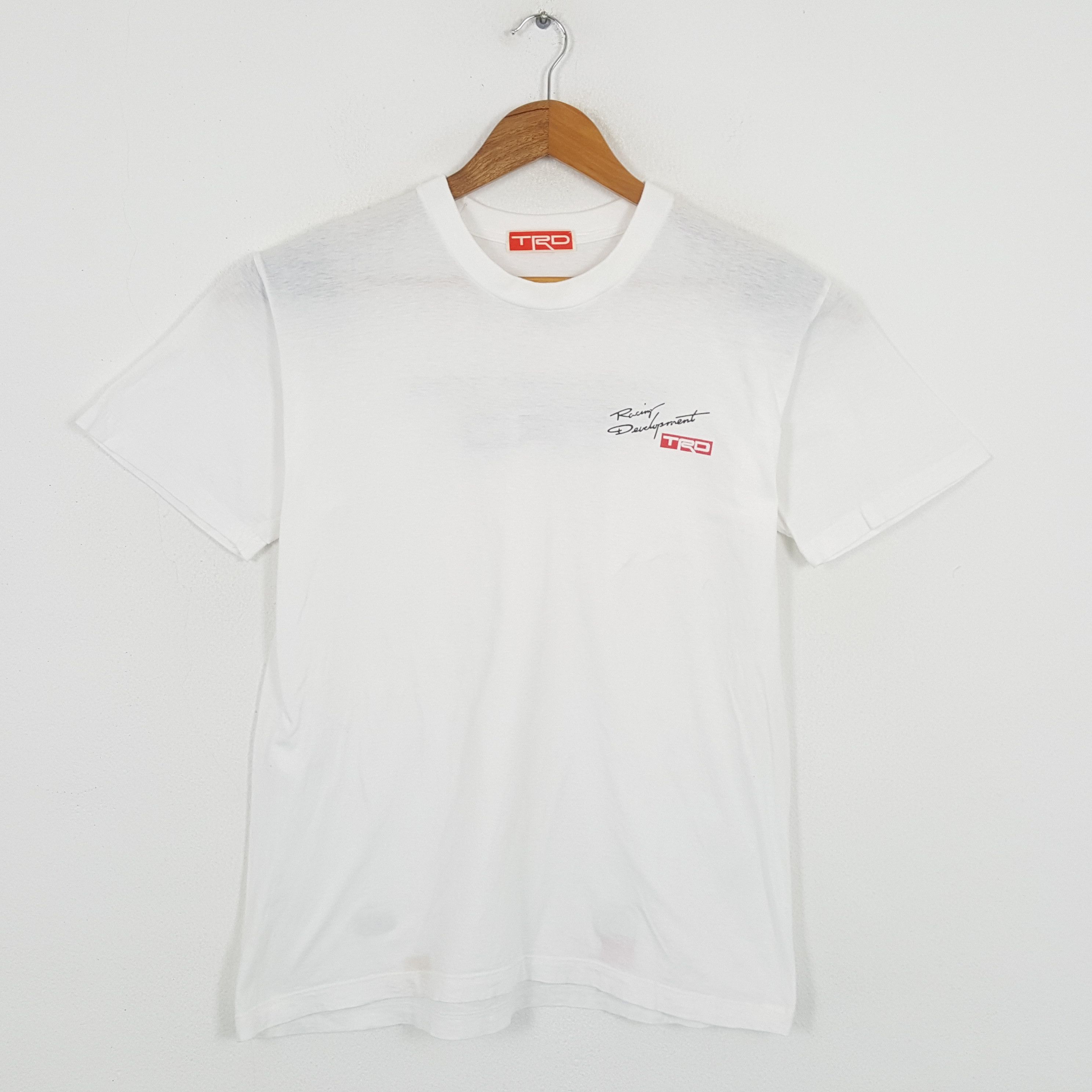 Vintage Vintage TRD TOYOTA MOTOR SPORTS Japanese Racing Team T-Shirt Size US L / EU 52-54 / 3 - 3 Thumbnail