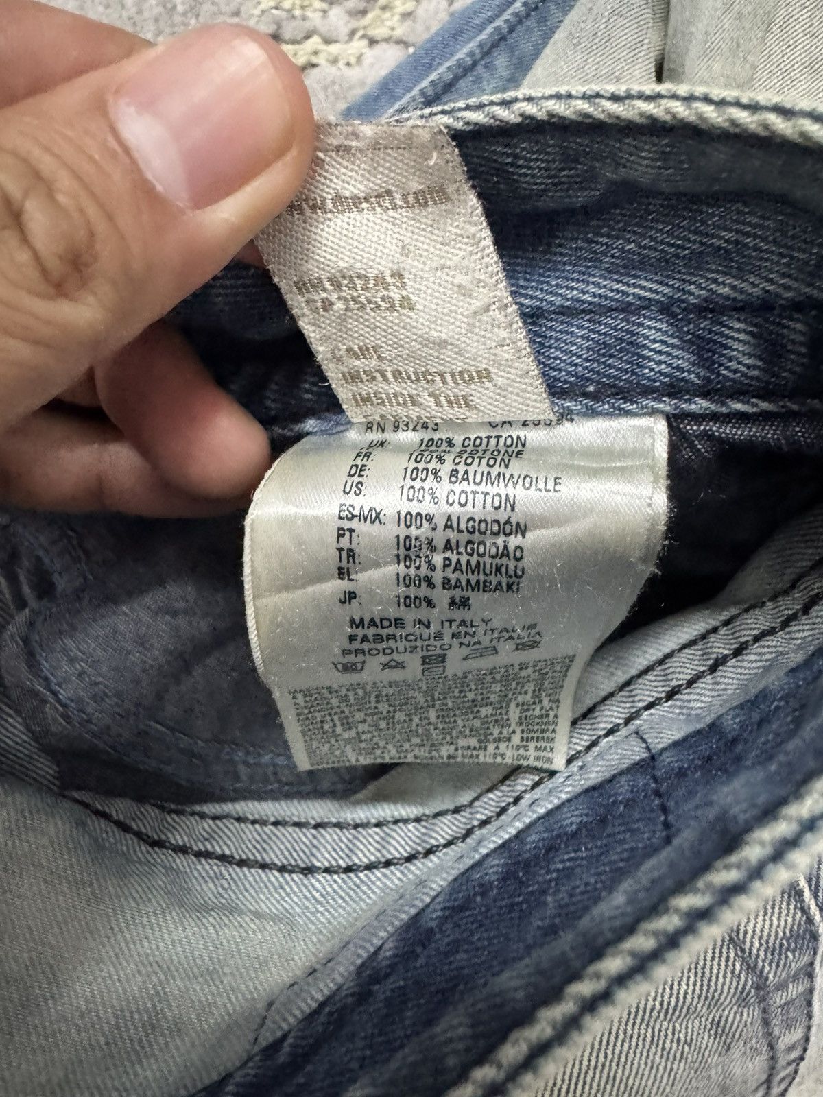 Diesel DIESEL INDUSTRIES BLUE EYECONS 2016 1 EDITION JEANS Size US 33 - 12 Thumbnail