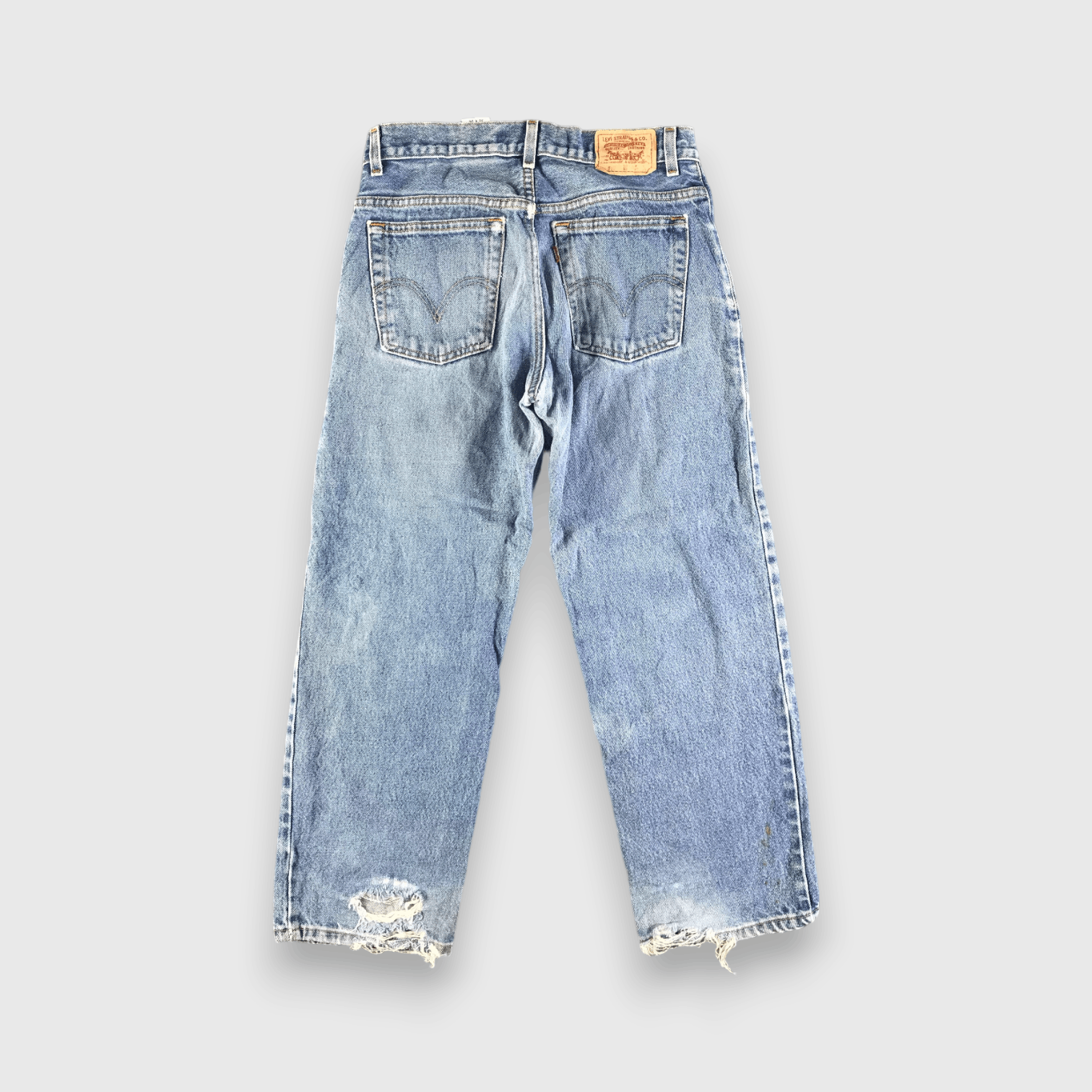 Levi's Vintage Blue Wash Levis 550 Jeans-J3246 Size US 31 - 2 Thumbnail