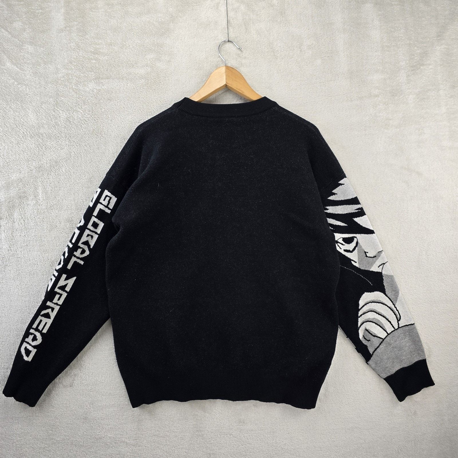Other Black Air Global Sweater Medium Death Note Misa L Anime AOP Size US M / EU 48-50 / 2 - 6 Thumbnail