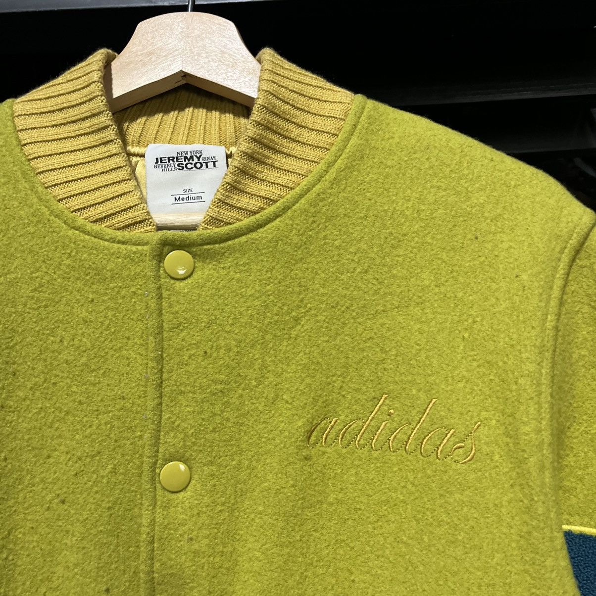 Jeremy Scott JEREMY SCOTT ADIDAS GLOBE VARSITY JACKET GREEN MEDIUM SAMPLE Size US M / EU 48-50 / 2 - 6 Thumbnail
