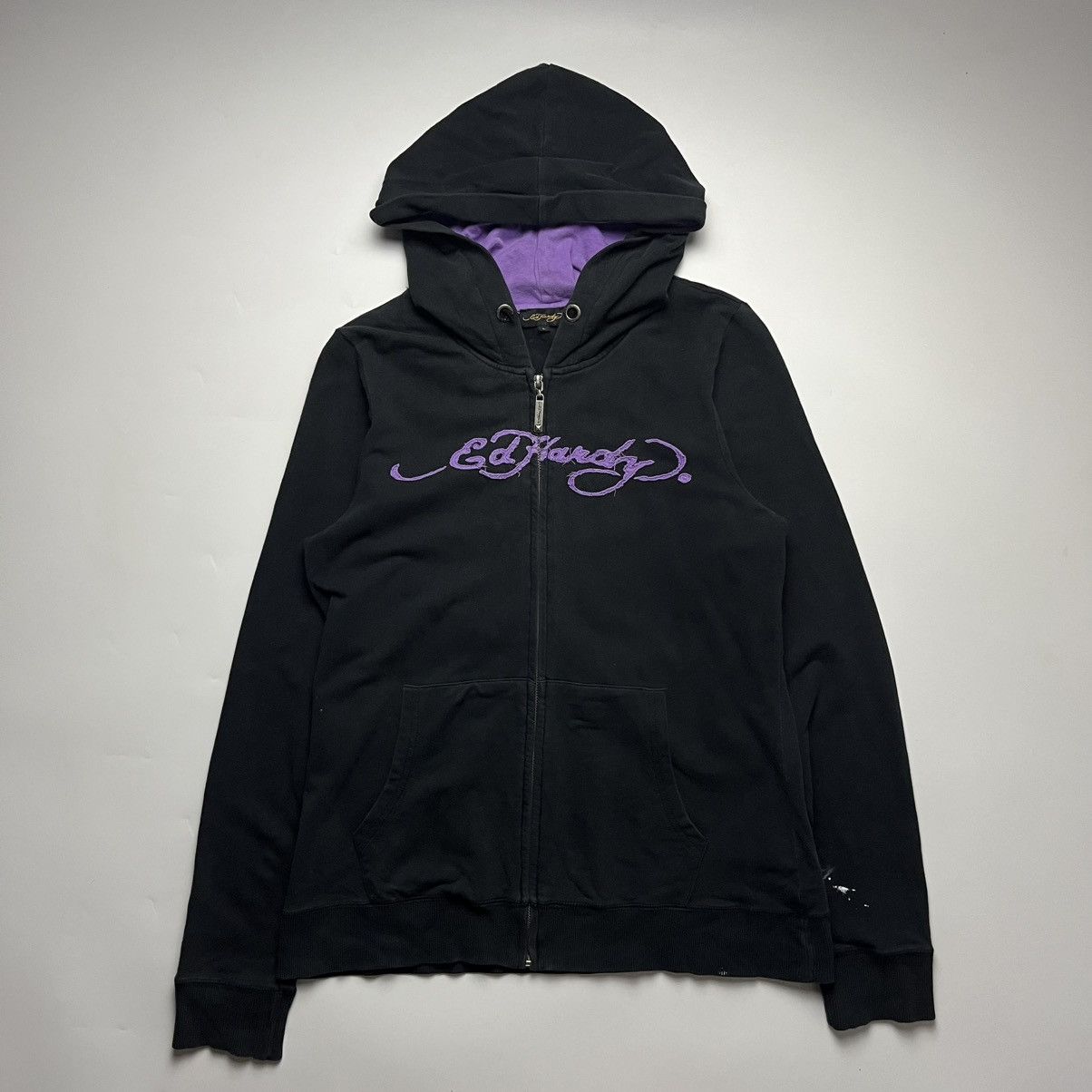 Ed Hardy Ed Hardy by Christian Audigier Zip-Up Hoodie Size L / US 10 / IT 46 - 1 Thumbnail