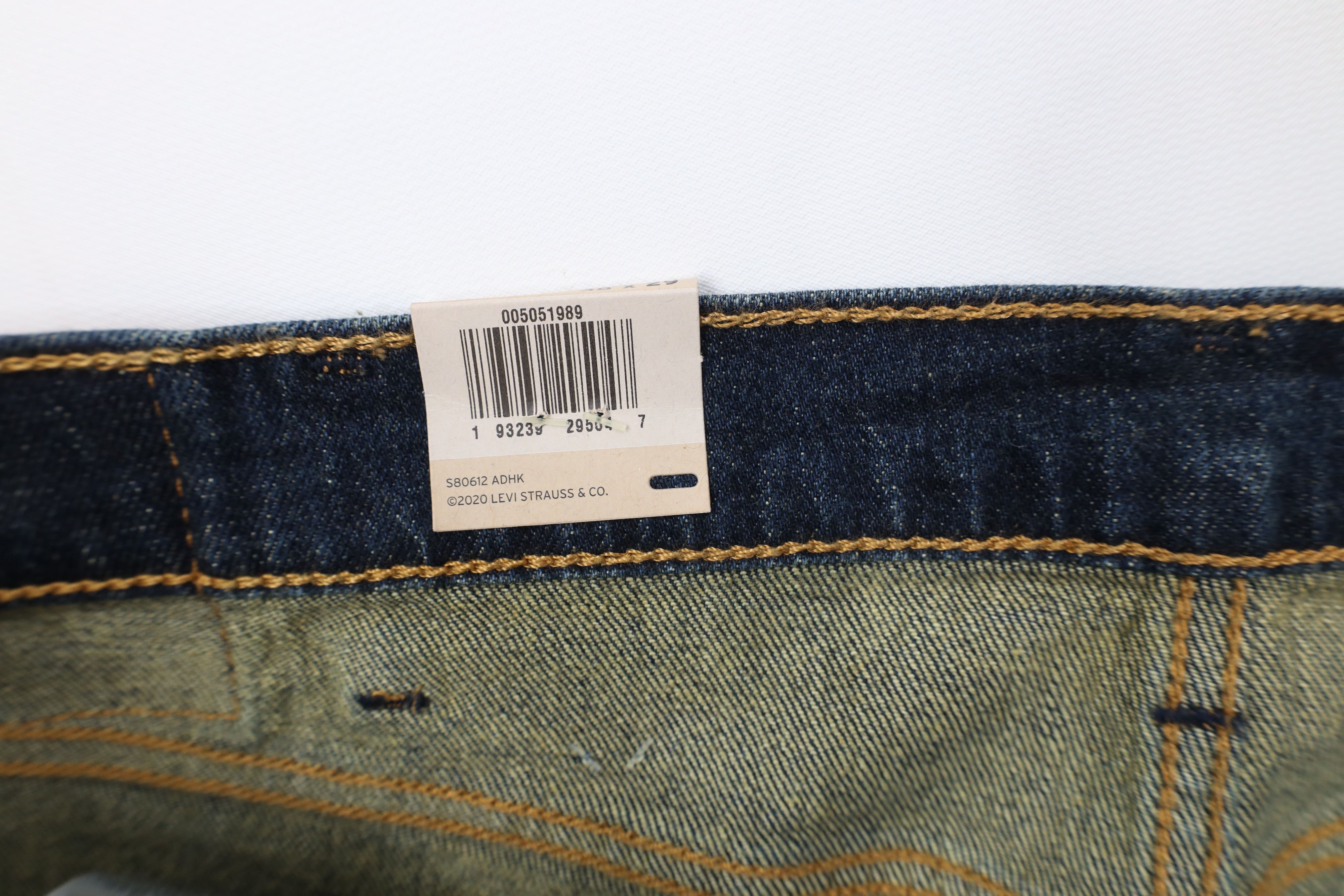 Levi's Deadstock Vintage Y2K Levis 505 Stretch Straight Leg Jeans Size US 38 / EU 54 - 7 Thumbnail
