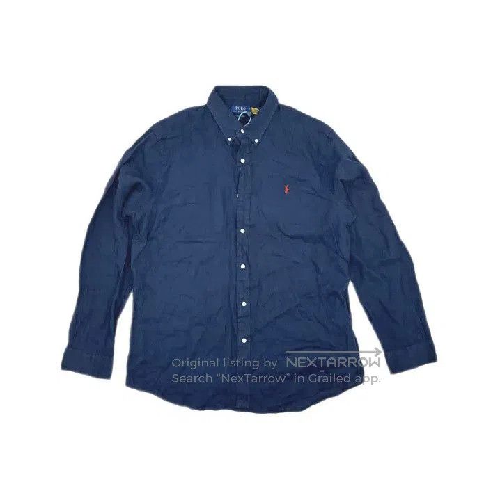 Polo Ralph Lauren Polo Ralph Lauren Logo Collar Long. Size US XL / EU 56 / 4 - 2 Thumbnail