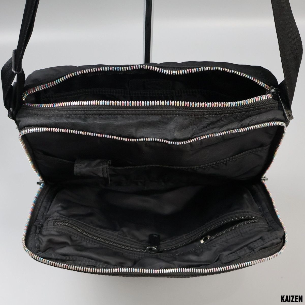 Porter PORTER - NYLON TANKER SHOULDER BAG RAINBOW ZIPPER Size ONE SIZE - 5 Thumbnail