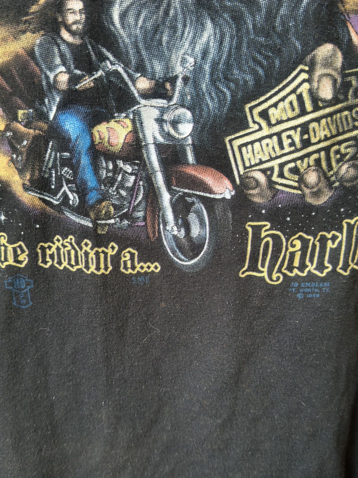 Harley Davidson 3D Emblem 1988 Harley “Rat fink” shirt Size US L / EU 52-54 / 3 - 4 Thumbnail
