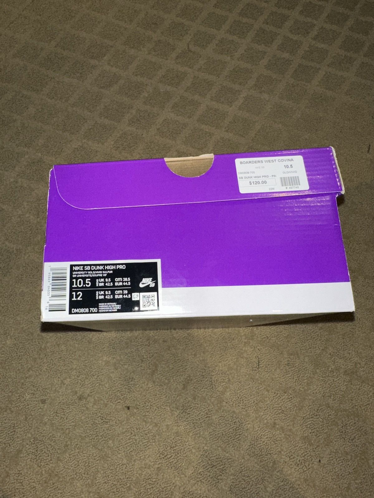 Nike Pineapple dunk High VNDS Size US 10.5 / EU 43-44 - 10 Thumbnail