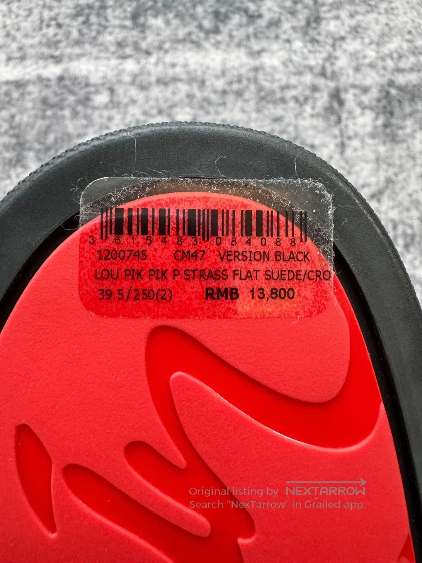 Christian Louboutin Christian Louboutin Glitter Stud High-Top Sneakers. Size US 8.5 / IT 38.5 - 5 Thumbnail