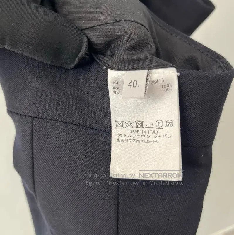 Thom Browne Thom Browne Classic Navy Wool Women's Pants . Size 23" - 4 Thumbnail