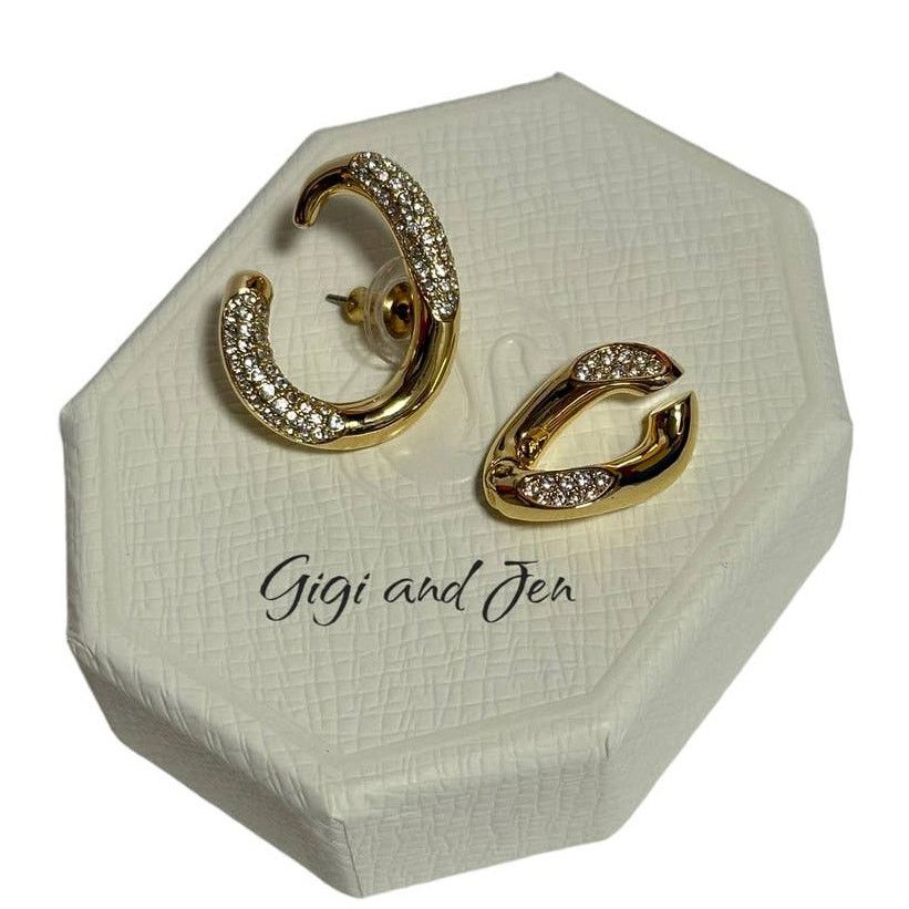 Swarovski Swarovski Dextera ear cuff Set (2), Asymmetrical design Size ONE SIZE - 2 Thumbnail