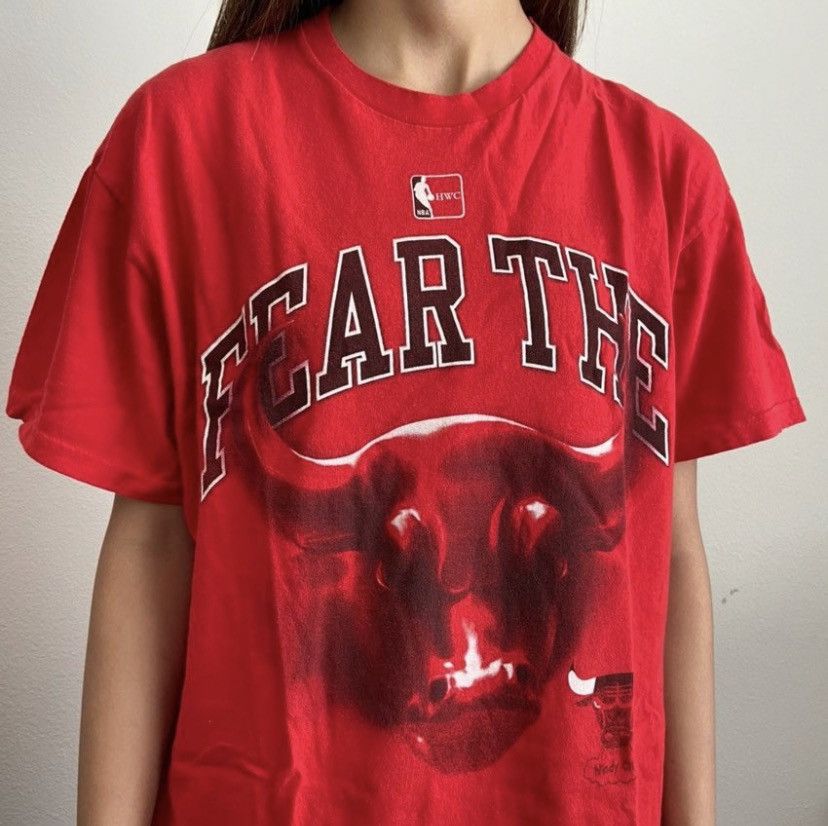 NBA × Vintage 90’s VTG Chicago Bulls T Shirt Size US XL / EU 56 / 4 - 6 Thumbnail