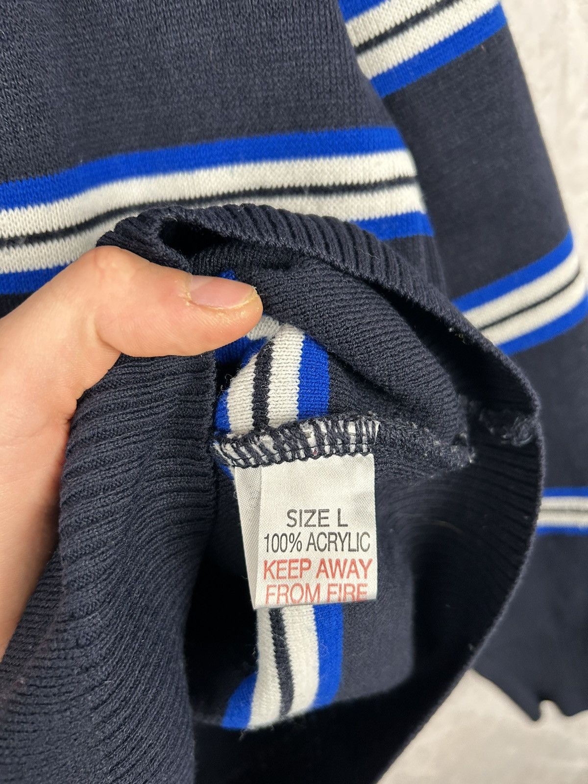 Vintage Vintage Stoke City Merchandise Stripe Sweater Soccer Retro Size US L / EU 52-54 / 3 - 5 Thumbnail