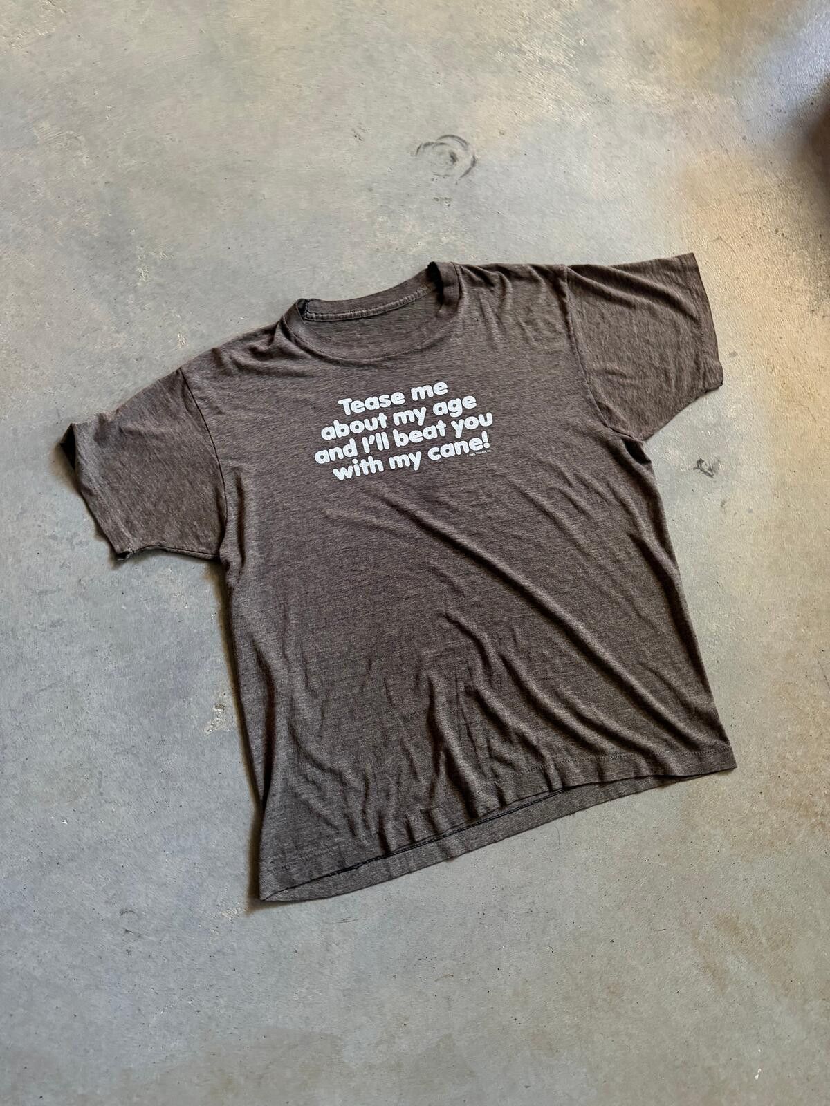 Other VTG Tease Me About My Age Tee Sz M Size US M / EU 48-50 / 2 - 2 Thumbnail