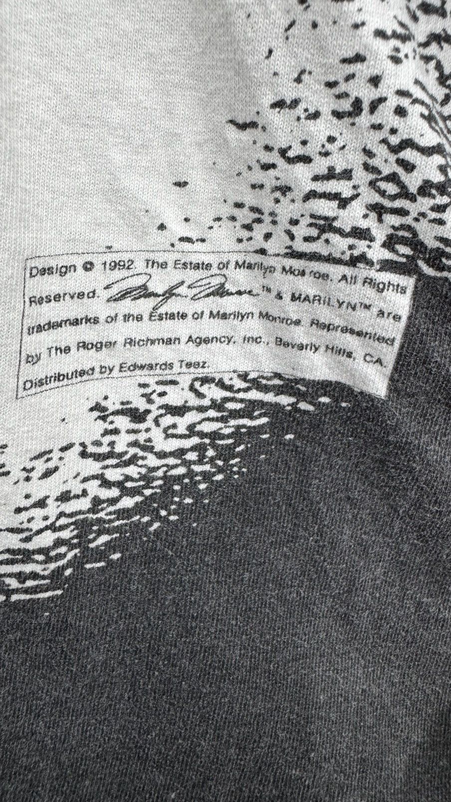 Vintage Vintage Marilyn Monroe overprint tee Size US XL / EU 56 / 4 - 4 Thumbnail