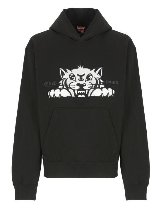 Kenzo KENZO Men Hoodies FF55SW2644MF 99J Black Size US XL / EU 56 / 4 - 1 Thumbnail