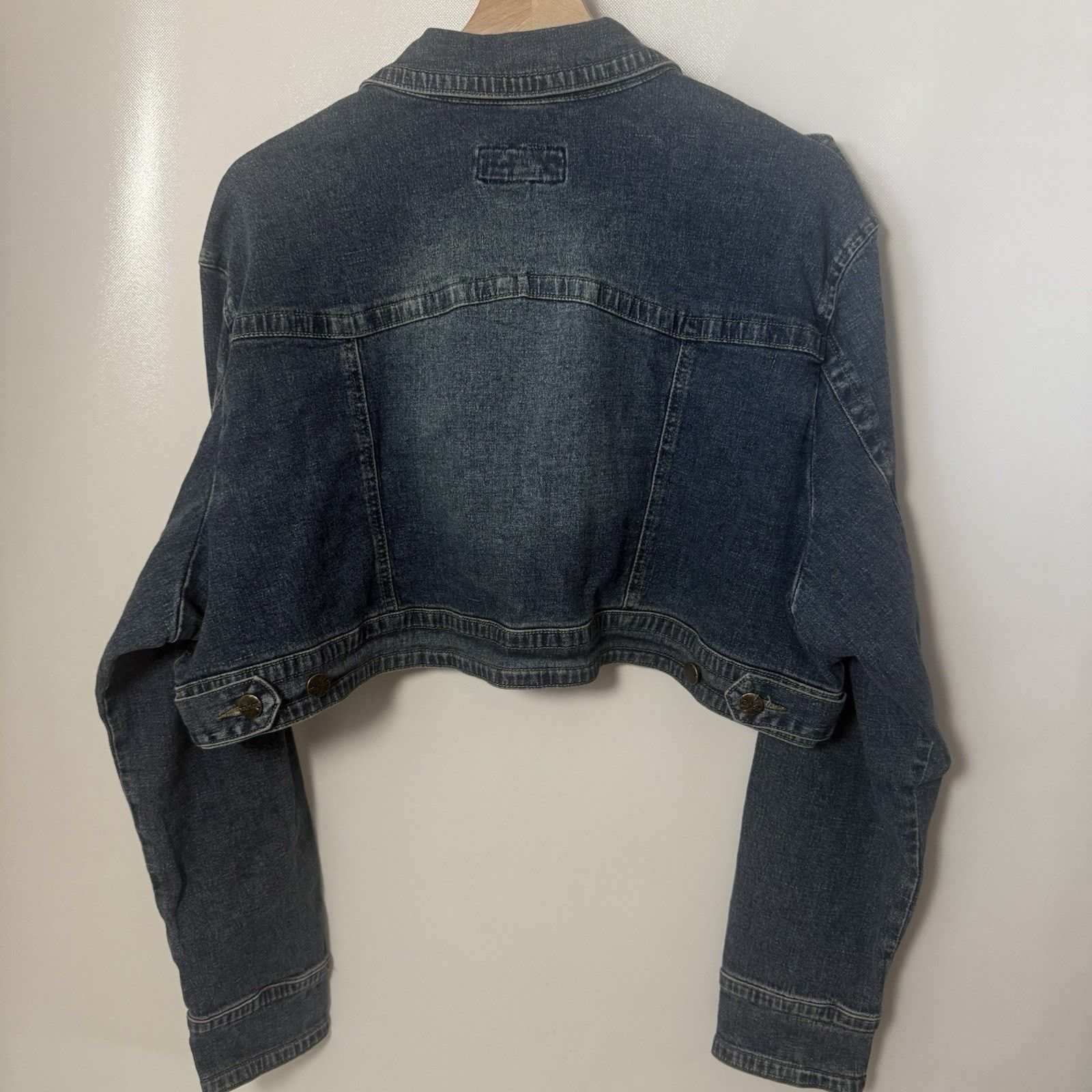 Other Younique Y2K Denim Jacket Cropped Jacket Western Bolero Size 3XL / US 20-22 - 2 Thumbnail