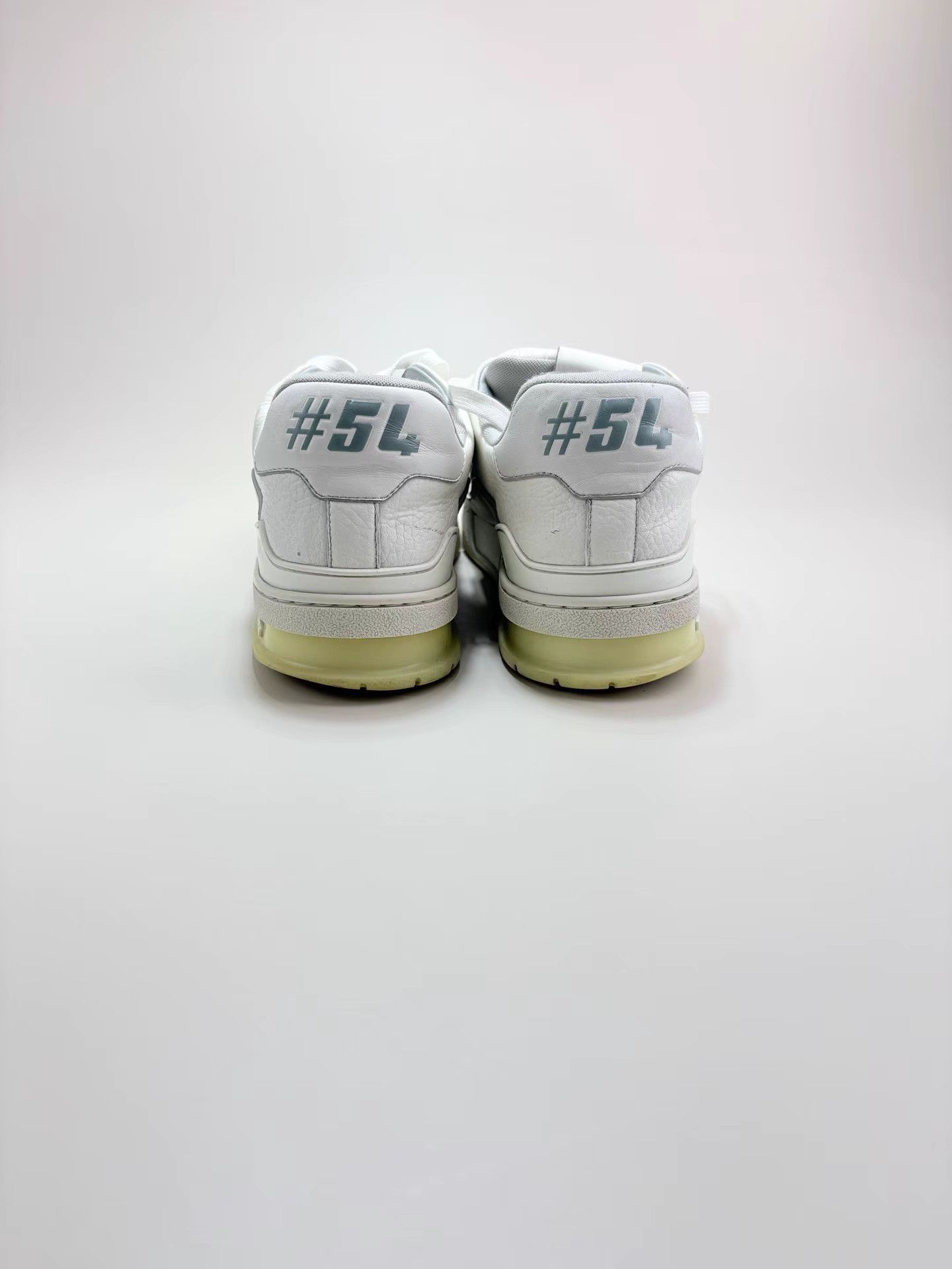 Louis Vuitton LOUIS VUITTON LV TRAINER White Cement Sneakers K1 Size US 11 / EU 44 - 3 Thumbnail
