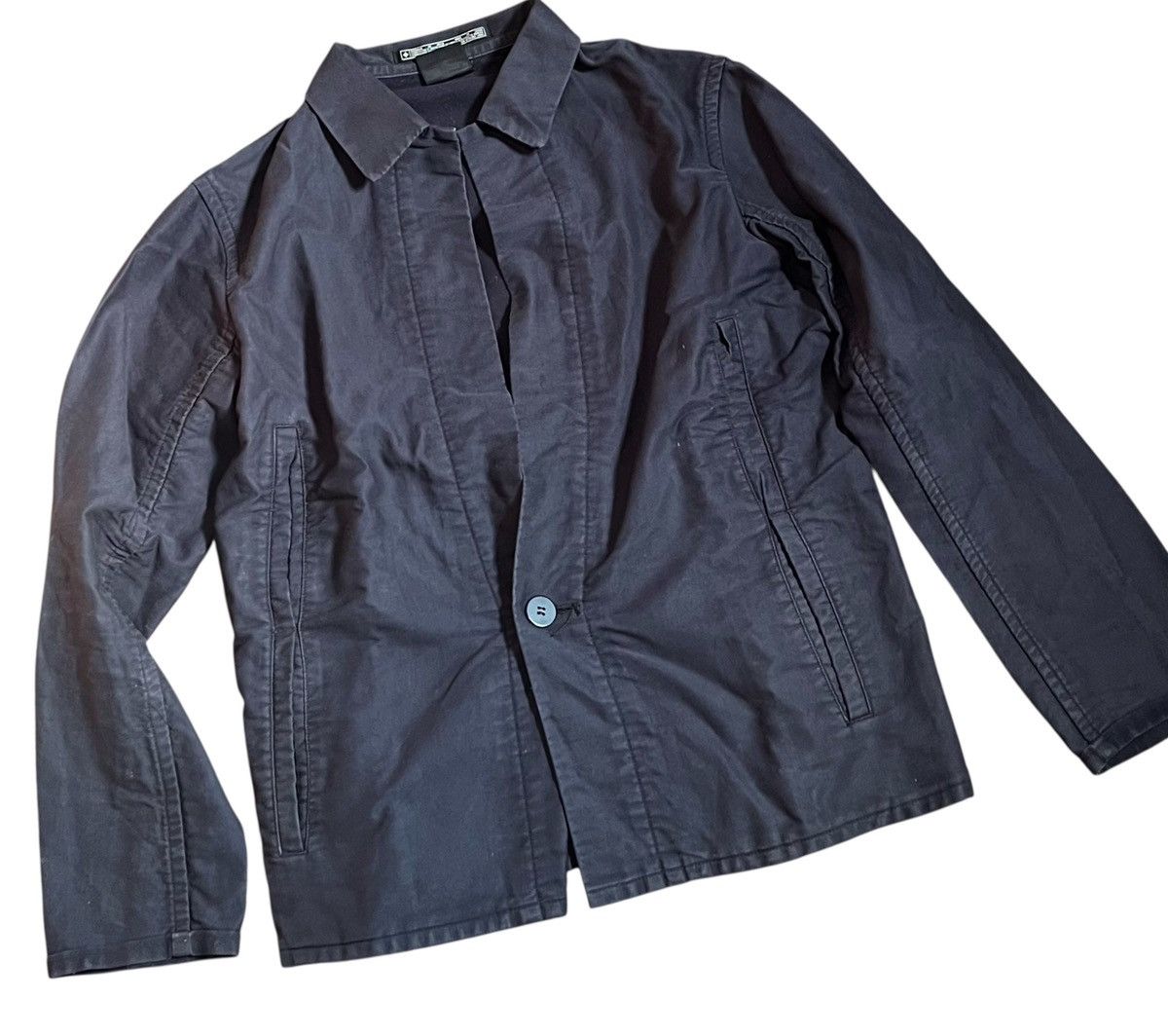 Yohji Yamamoto TAX FREE 🇺🇸 yohji yamamoto y’s bis limi washed faded jacket Size US S / EU 44-46 / 1 - 2 Thumbnail
