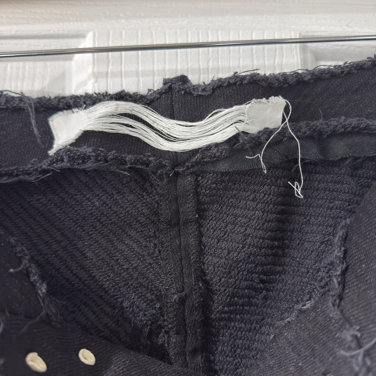 Individual Sentiments Individual Sentiments black raw-edge fitted trousers Size US 30 / EU 46 - 10 Thumbnail