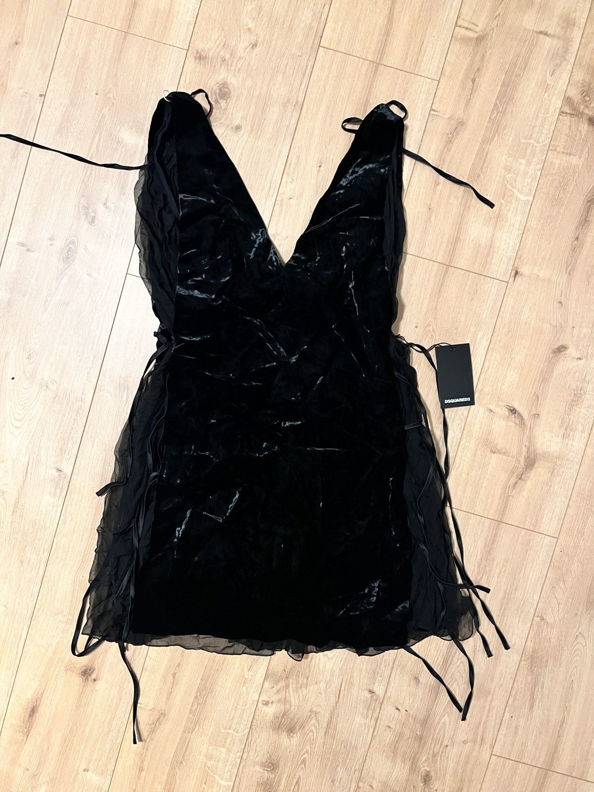 Dsquared2 Dsquared2 velvet mini dress Size XL / US 12-14 / IT 48-50 - 3 Thumbnail