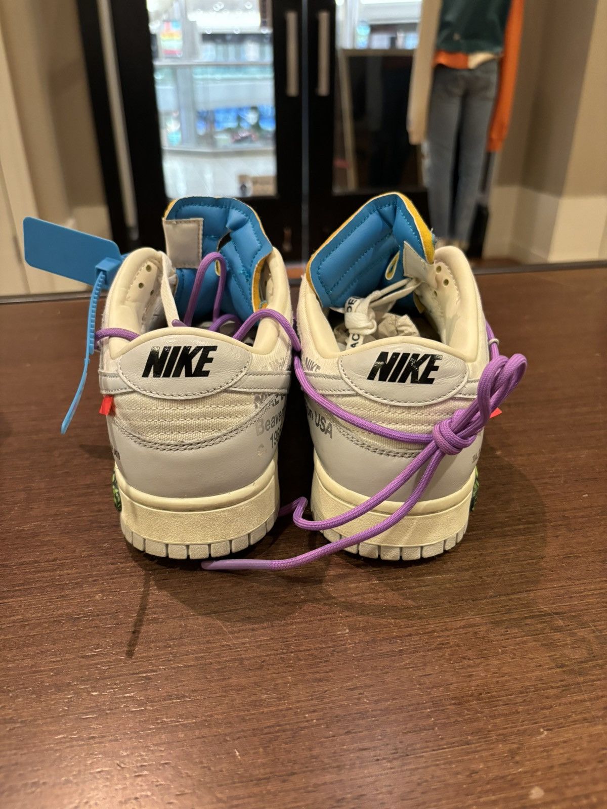 Nike × Off-White Nike Dunk Low Off-White ‘Lot 47’ Size US 9 / EU 42 - 6 Thumbnail