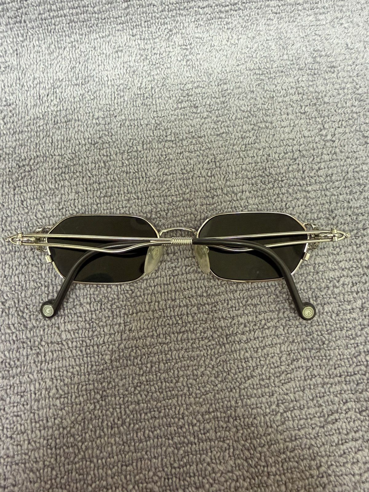 Jean Paul Gaultier Jean Paul Gaultier 56-0005 Silver 90's Sunglasses Size ONE SIZE - 2 Thumbnail