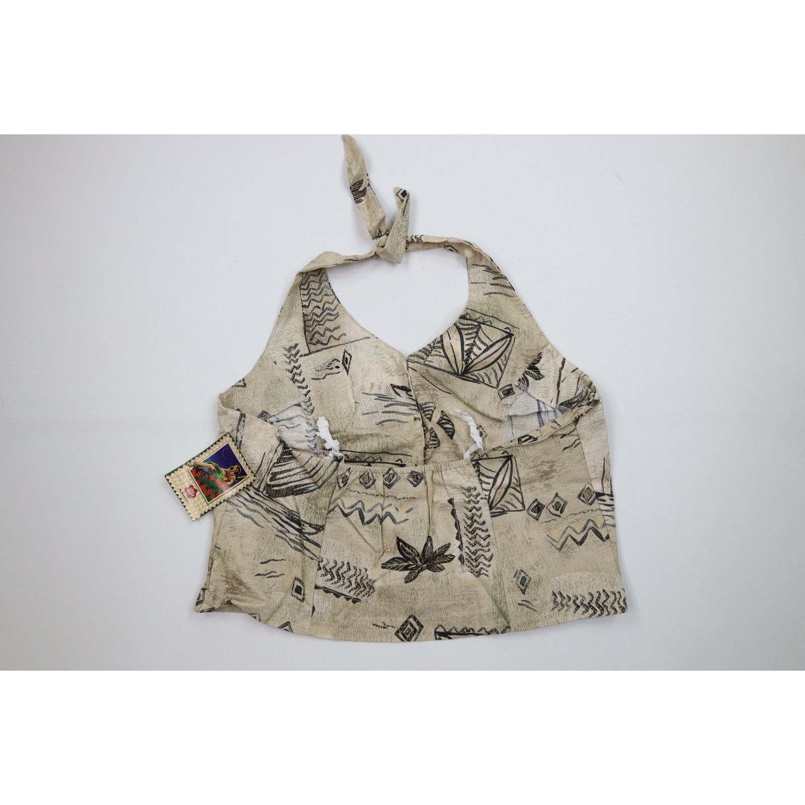 Hilo Hattie Deadstock Vintage 90s Hilo Hattie 2 Piece Hawaiian Skort Set Size XL / US 12-14 / IT 48-50 - 8 Thumbnail