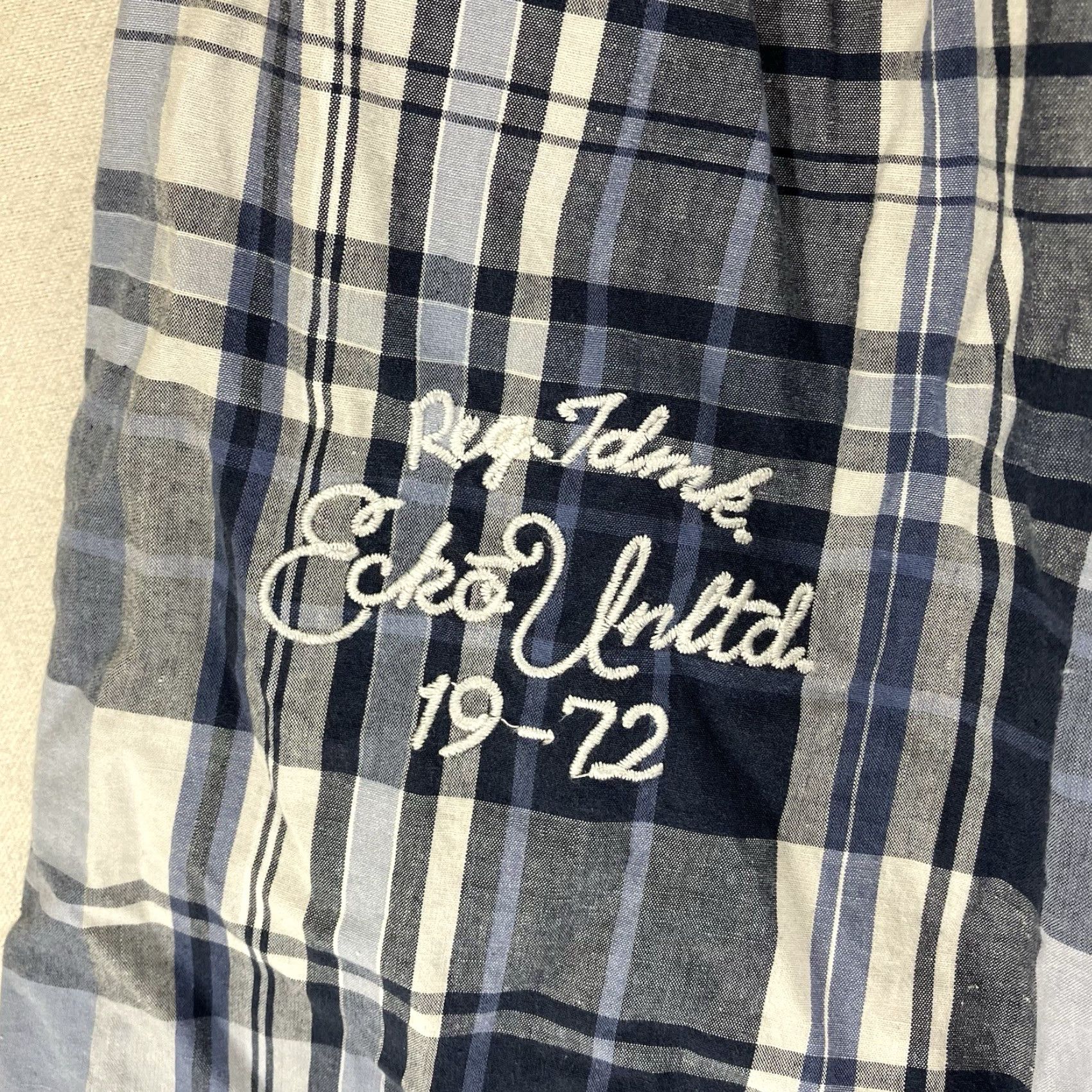 Ecko Unltd. VINTAGE Ecko Unltd Button Up Shirt Men’s 4XL Plaid Pocket Logo Casual Streetwear Lightweight Blue 90s Mens Size US XXL / EU 58 / 5 - 5 Thumbnail