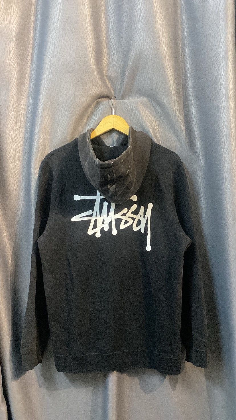 Japanese Brand ‼️NEED GONE‼️ STUSSY SIGNATURE HODDIE SUN FADED DISTRESS Size US M / EU 48-50 / 2 - 11 Thumbnail
