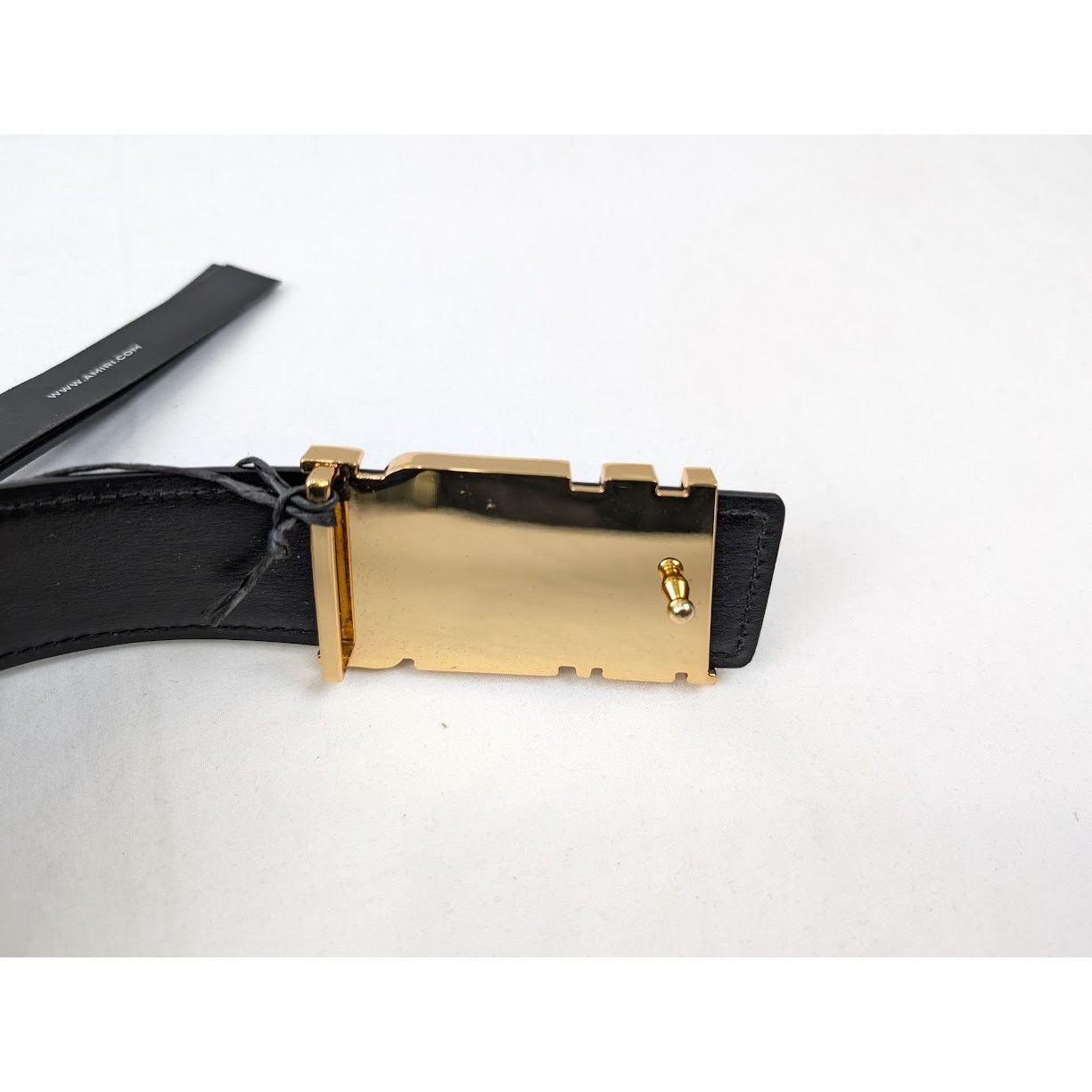 Amiri o1rshd1 Size: 105 CM / Nappa Amiri 4cm Belt in Black Size 42 - 4 Thumbnail