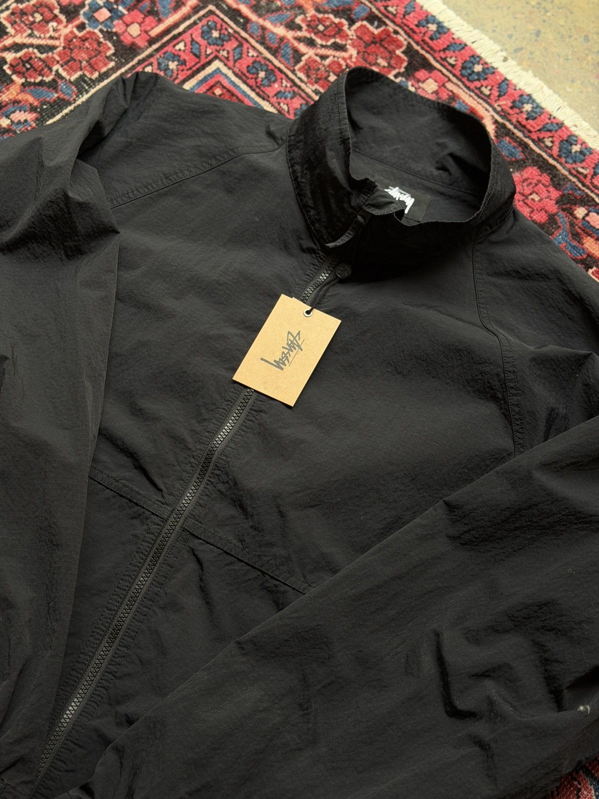 Stussy Stussy Warm-Up Jacket - Black Size US XL / EU 56 / 4 - 2 Thumbnail