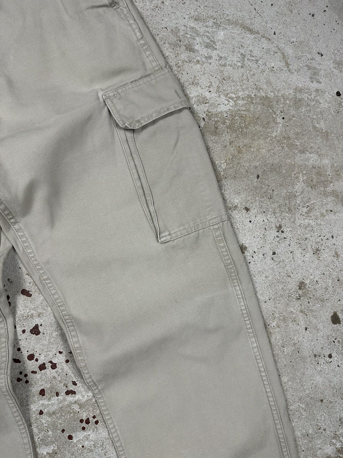 Levi's Vintage 1998 Levi’s 676 Baggy Beige Cargo Pants Loose Fit Size US 34 / EU 50 - 7 Thumbnail
