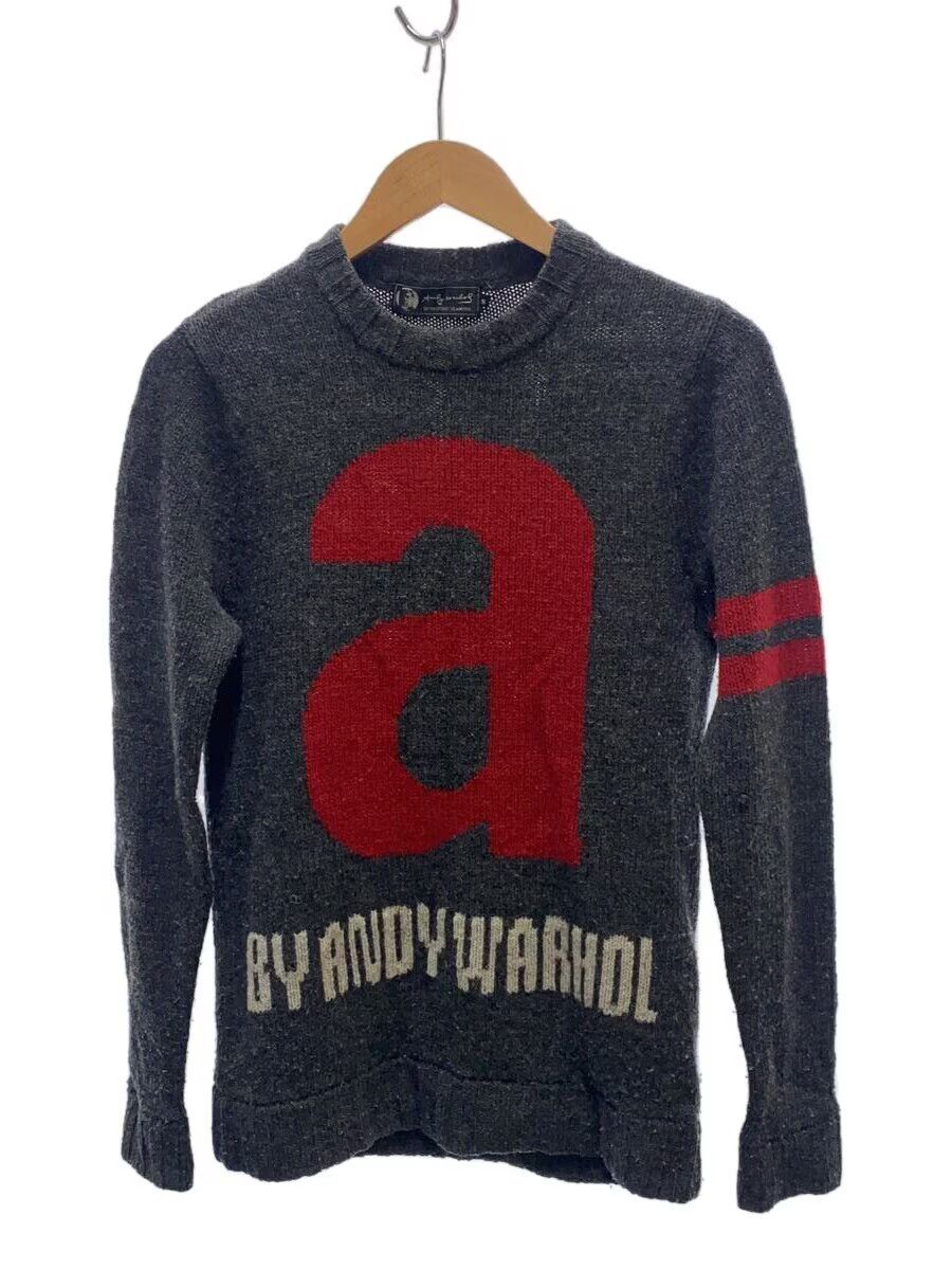 Hysteric Glamour Andy Warhol Jacquard Logo Wool Knit Sweater Size S / US 4 / IT 40 - 1 Thumbnail