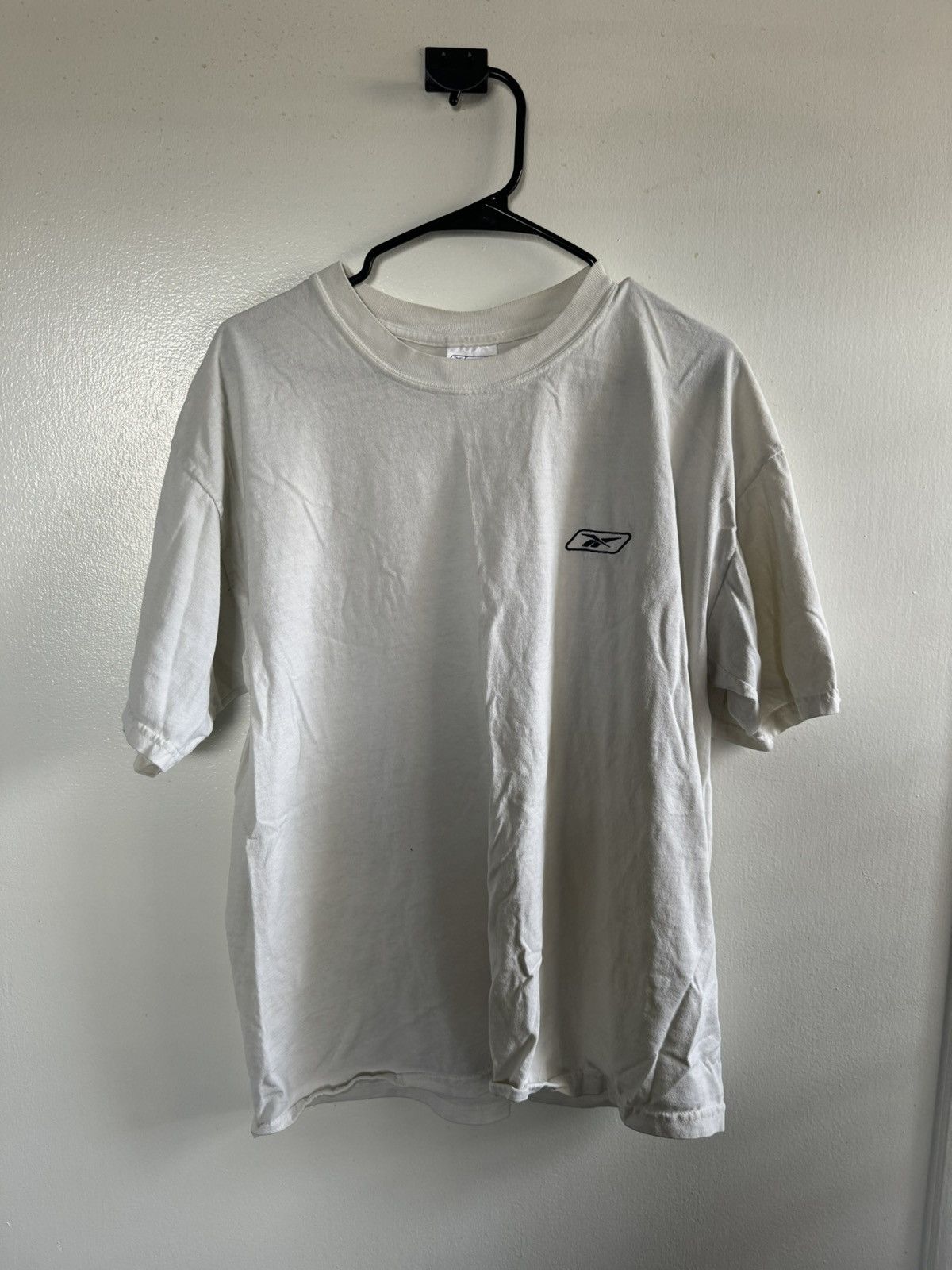 Reebok White Reebok vintage streetwear tee Size US XL / EU 56 / 4 - 1 Thumbnail