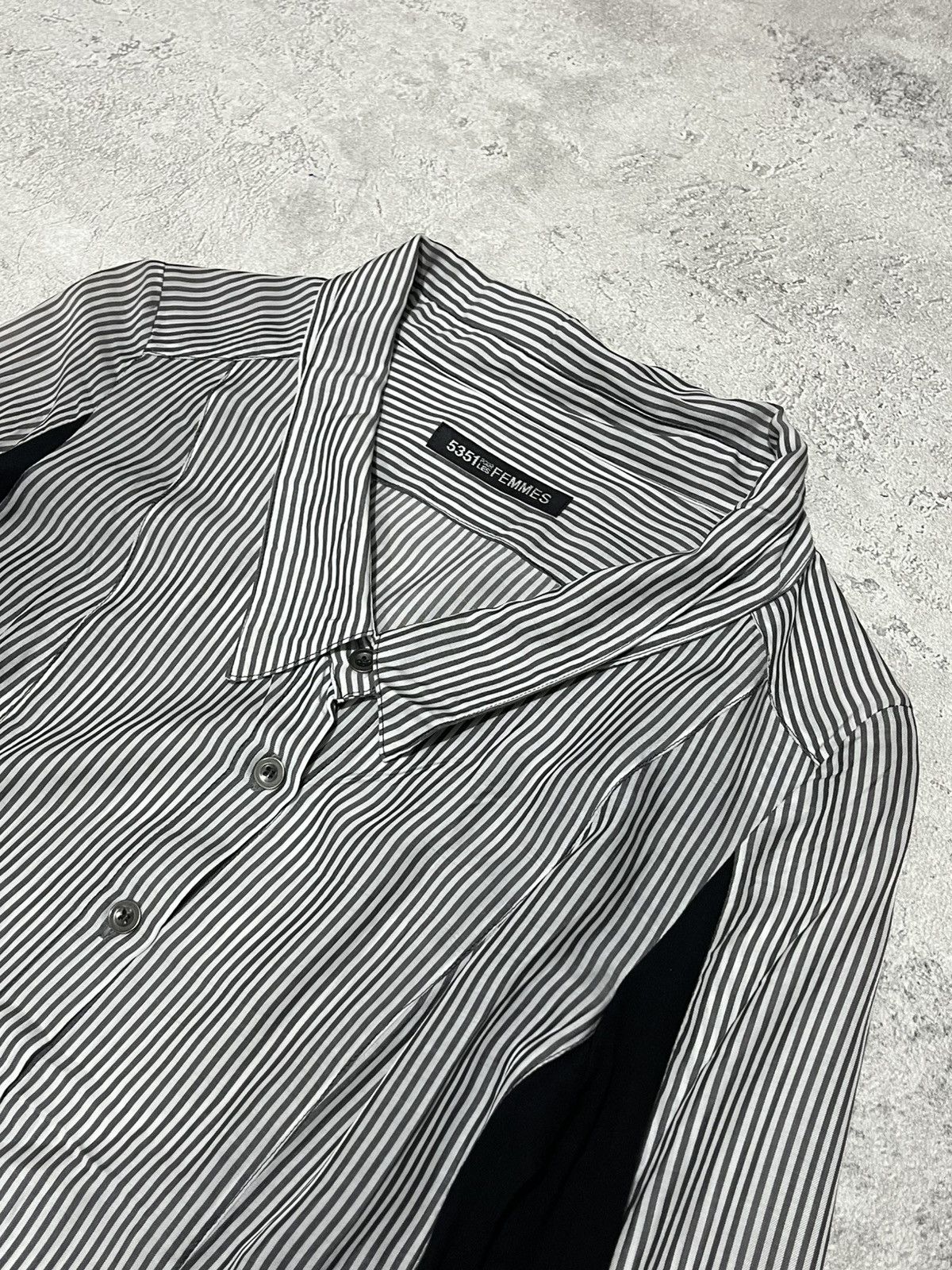 5351 POUR LES HOMMES 5351 Pour Les Femmes Stripe LS Size US XS / EU 42 / 0 - 3 Thumbnail