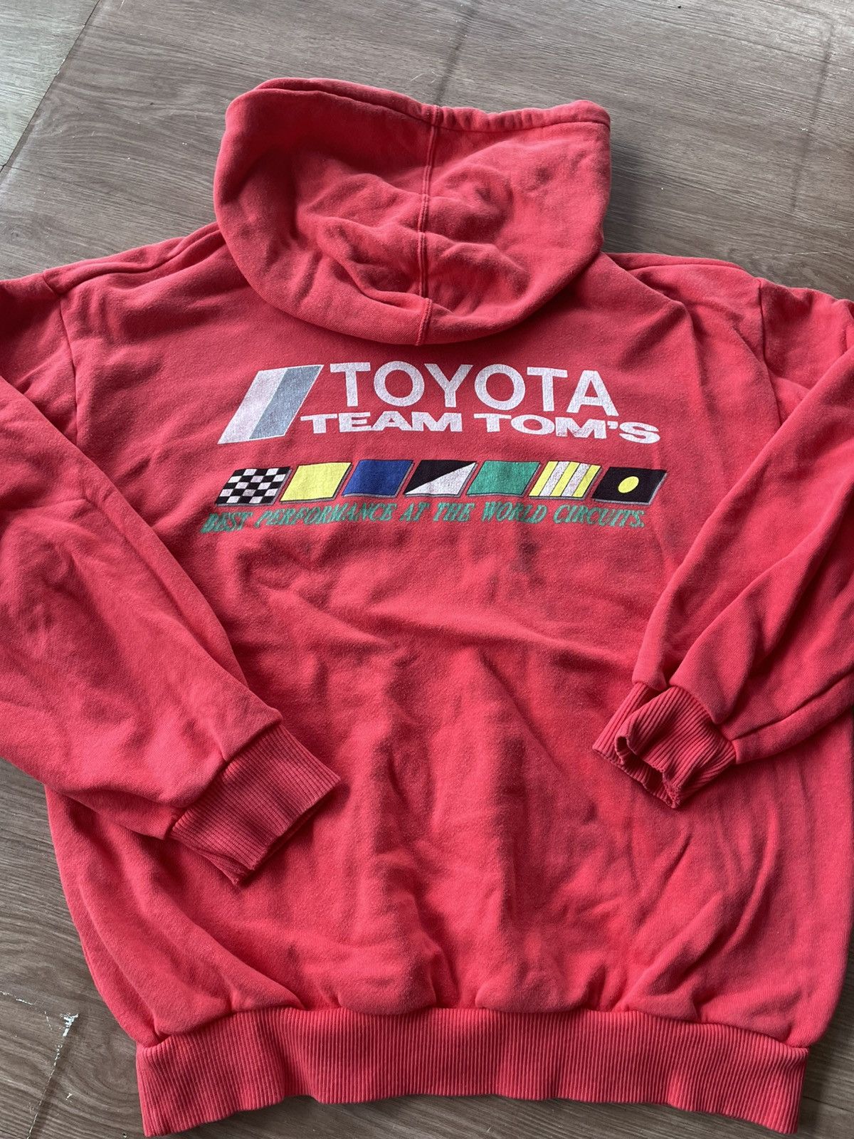 Japanese Brand Vintage Toyota team tom hoodie Size US L / EU 52-54 / 3 - 5 Thumbnail