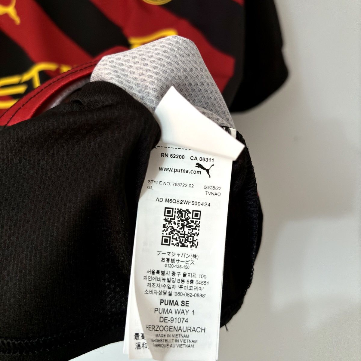 Puma NEW 2022 2023 Manchester City Puma Away Soccer Jersey Shirt Size US L / EU 52-54 / 3 - 8 Thumbnail