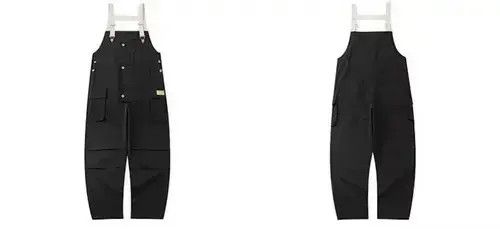 Other 21SS Indigo Union Japan Black Worker Overalls Size US 31 - 4 Thumbnail