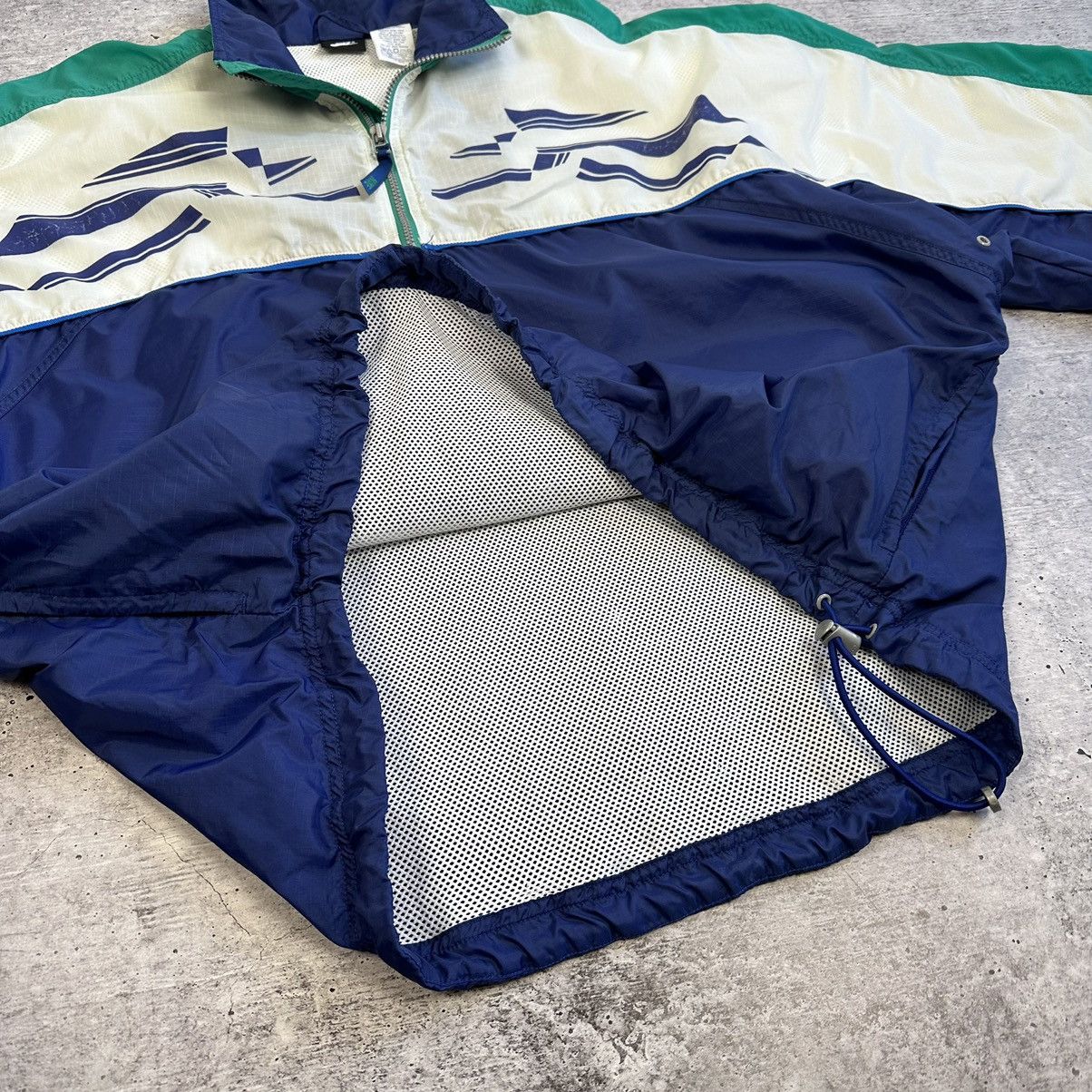 Nike × Vintage Vintage Nike Anorak Jacket Center Logo Oversize 90s Nylon Size US XL / EU 56 / 4 - 9 Thumbnail