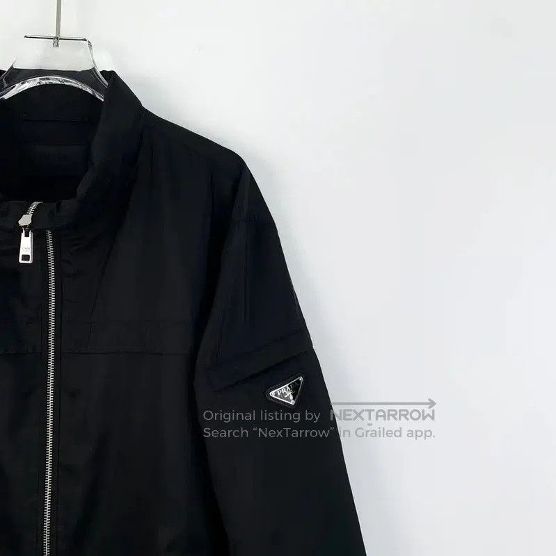 Prada Prada Black Men's Outerwear Jacket Size XL. Size US XL / EU 56 / 4 - 3 Thumbnail