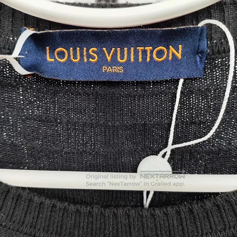Louis Vuitton Louis Vuitton Knit dark check sweater Size US L / EU 52-54 / 3 - 3 Thumbnail