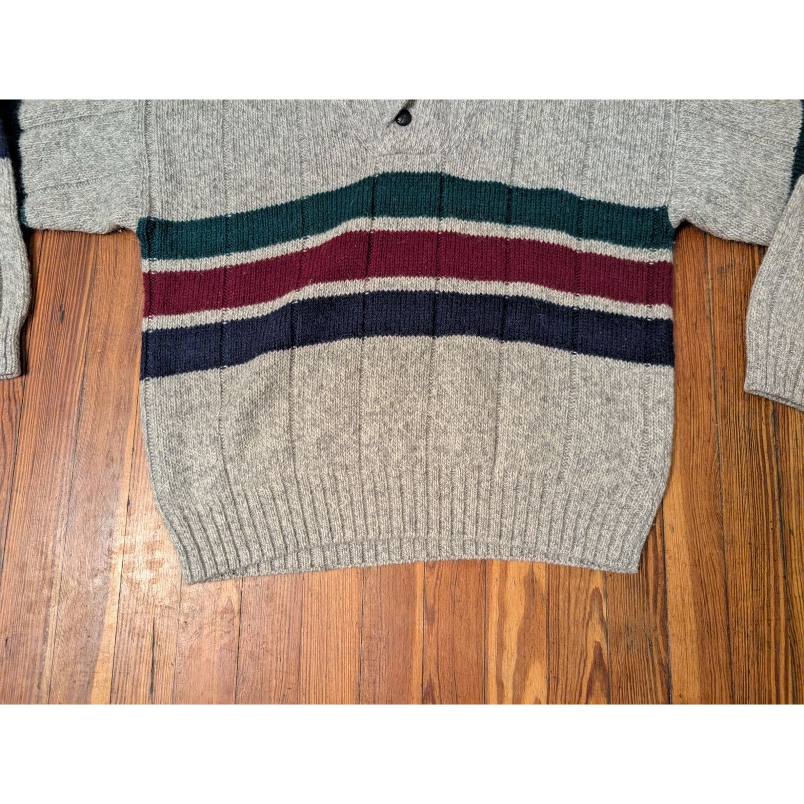 Eddie Bauer Eddie Bauer VTG Wool Blend Gray Sweater Womens Large Size L / US 10 / IT 46 - 4 Thumbnail